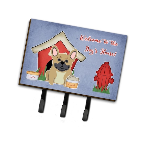 Carolines Treasures Dog House Collection French Bulldog Cream Leash or Key Holder BB2764TH68